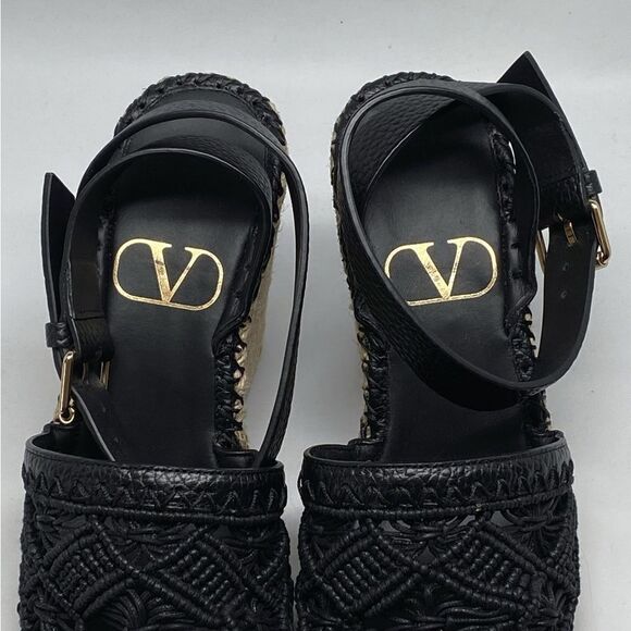 Valentino Garavani Marrakech Wedge Espadrille size 36 - Picture 8 of 11
